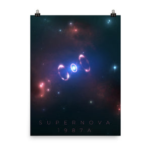 "Supernova 1987A" Matte Poster