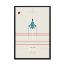 Load image into Gallery viewer, &quot;SU-34 Fullback&quot; Framed Matte Poster