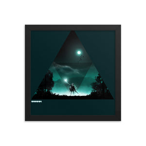 "Triforce" Framed Matte Poster