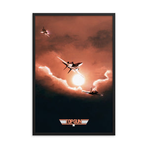 "Top Gun" Framed Premium Luster Photo Paper Poster
