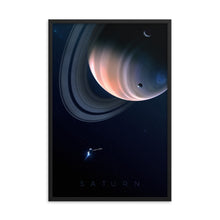 Load image into Gallery viewer, &quot;Saturn&quot; Framed Premium Luster Photo Paper Poster