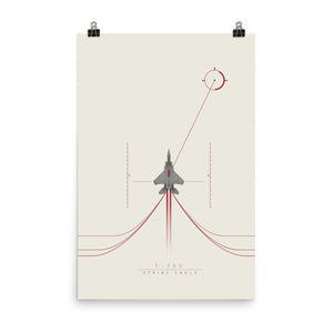 "F-15E Strike Eagle" Matte Poster