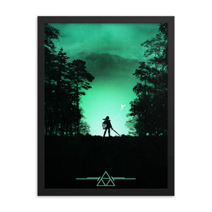 "Kokiri Forest" Framed Matte Poster