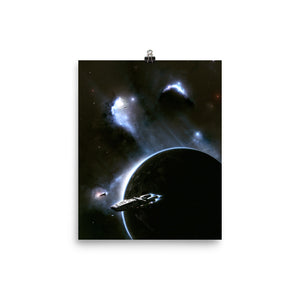 "Battlestar Galactica" Matte Poster