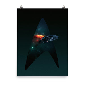 "NCC-1701-E" Premium Luster Photo Paper Poster