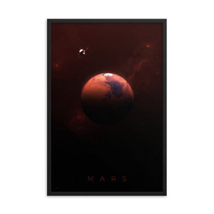 "Mars" Framed Matte Poster