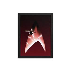 "NCC-1701-B" Framed Premium Luster Photo Paper Poster