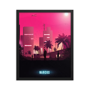 "Narcos" Framed Premium Luster Photo Paper Poster