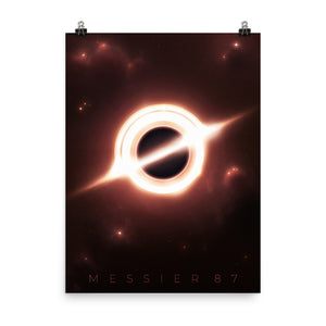 "Messier 87 Black Hole" Poster