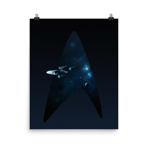 "NCC-1701-A (Kelvin Timeline)" Premium Luster Photo Paper Poster