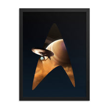 Load image into Gallery viewer, &quot;NCC-1701 (Kelvin Timeline)&quot; Framed Premium Luster Photo Paper Poster