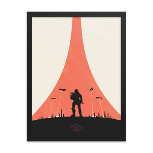 "Halo Reach" Framed Premium Luster Photo Paper Poster