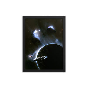 "Battlestar Galactica" Framed Premium Luster Photo Paper Poster
