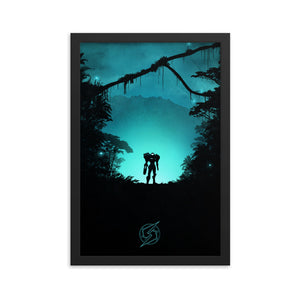 "Metroid Prime" Framed Matte Poster