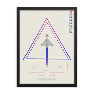 "Eurofighter Typhoon" Framed Matte Poster