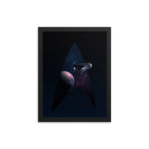"NCC-1701 (Discovery) Framed Matte Poster