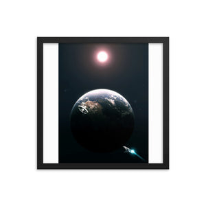 "2001: A Space Odyssey Framed Matte Poster