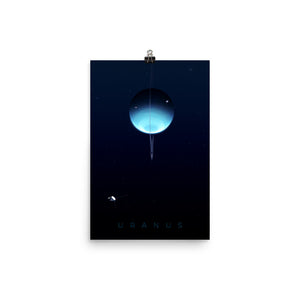 uranus space poster by noble-6 design