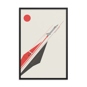 "MIG-31 Foxhound" Framed Matte Poster