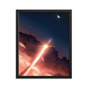 "Apollo 11" Framed Premium Luster Photo Paper Poster