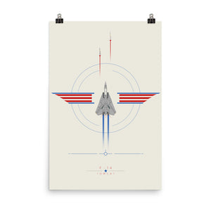 "F-14 Tomcat" Matte Poster