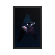 Load image into Gallery viewer, &quot;NCC-1701 (Discovery) Framed Matte Poster