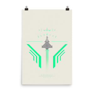 "Dassault Rafale" Poster