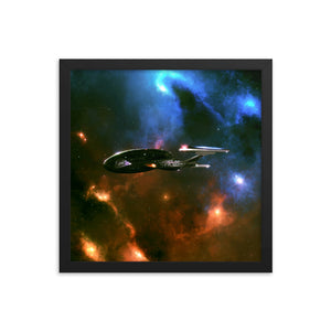 "Enterprise-E" Framed Matte Poster