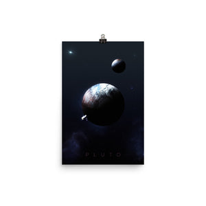 "Pluto" Premium Luster Photo Paper Poster