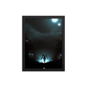 "Metroid" Framed Premium Luster Photo Paper Poster