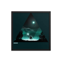 Load image into Gallery viewer, &quot;Triforce&quot; Framed Premium Luster Photo Paper Poster