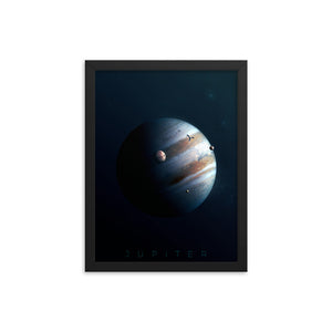 "Jupiter" Framed Premium Luster Photo Paper Poster