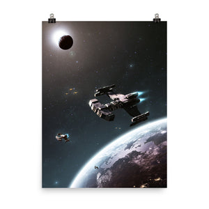 starcraft terran battlecruiser poster 
