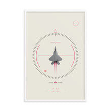 Load image into Gallery viewer, &quot;F-22A Raptor&quot; Framed Matte Poster