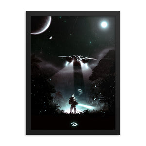 "Halo - Well Enough Alone" Framed Premium Luster Photo Paper Poster