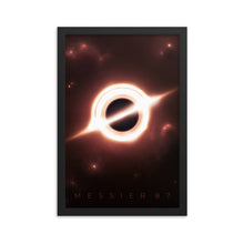 Load image into Gallery viewer, &quot;Messier 87 Black Hole&quot; Framed Matte Poster