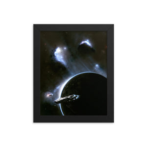 "Battlestar Galactica" Framed Premium Luster Photo Paper Poster