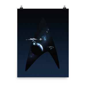 "NCC-1701-A" Premium Luster Photo Paper Poster