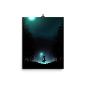"It's Dangerous to Go Alone" Premium Luster Photo Paper Poster