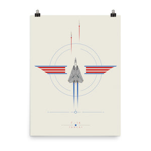 "F-14 Tomcat" Premium Luster Photo Paper Poster