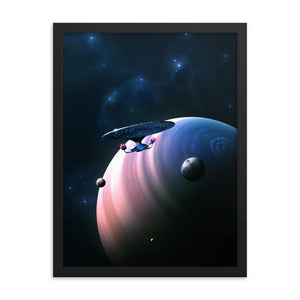 "Strange New Worlds" Framed Matte Poster